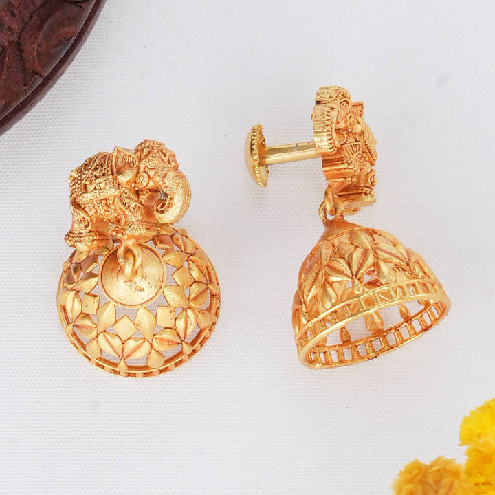 Gaja-Inspired 3D SPL Jhumkas