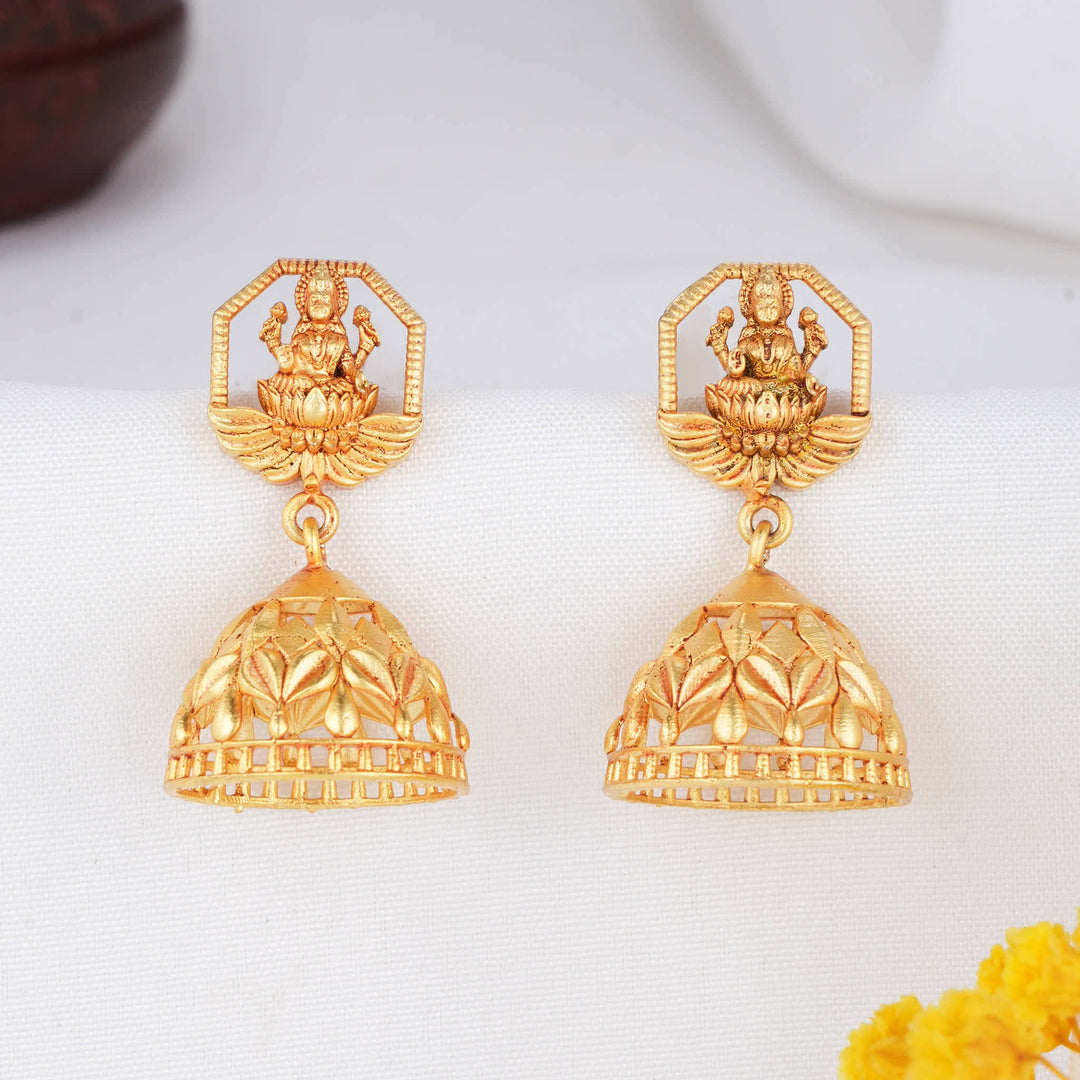 Goddess Blessed 3D SPL Jhumkas