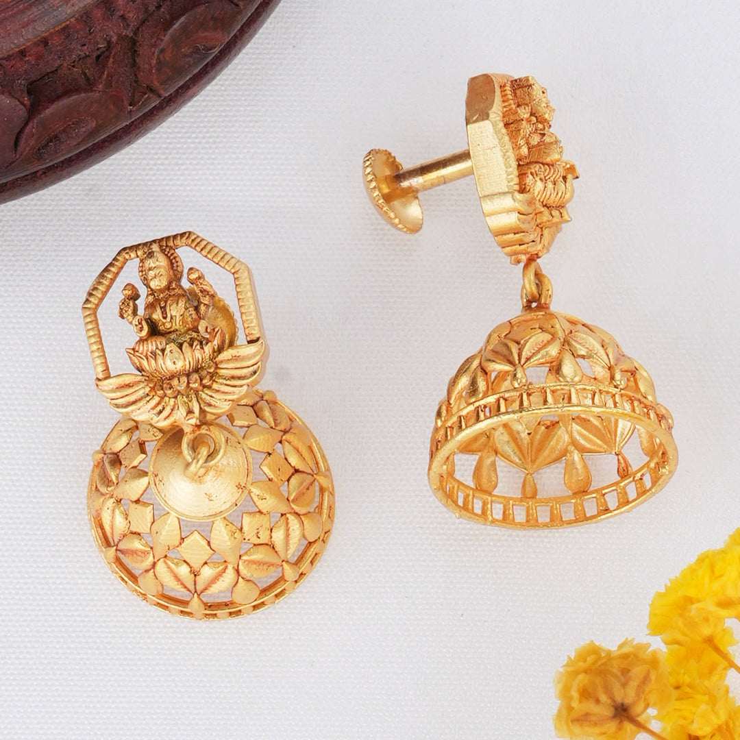 Goddess Blessed 3D SPL Jhumkas