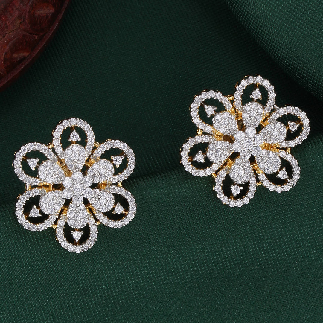 Exuberant Diamond Design Studs