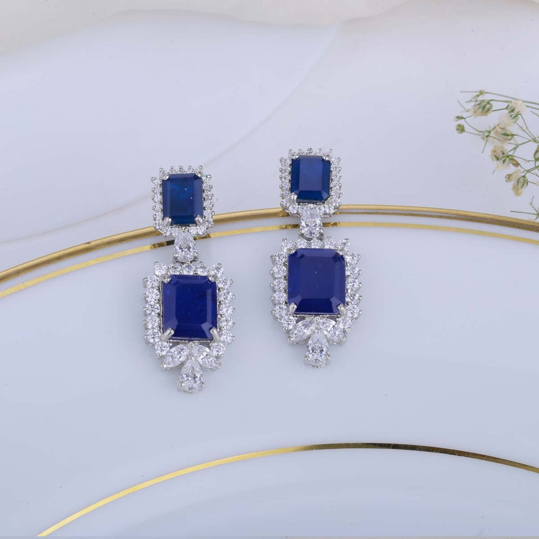 Peachi Blue Earrings