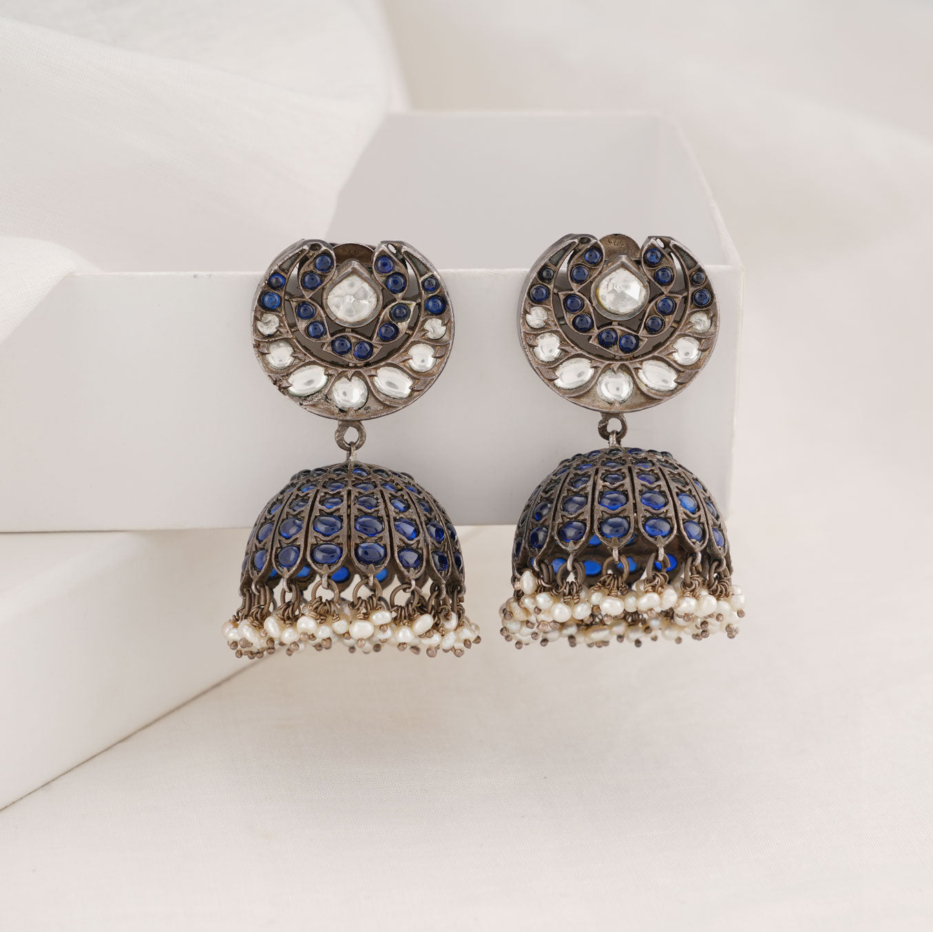 ZENEME Jewellery Gold Plated Pearl Fancy Party Wear Jhumka/Jhumki Earrings  for Women Traditional Earrings for Girls Alloy Jhumki Earring