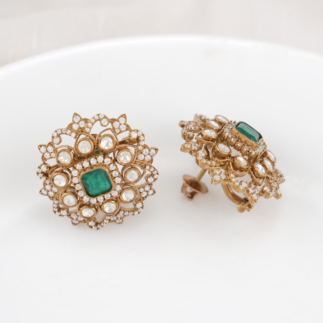 Shyra Flower Victorian Studs
