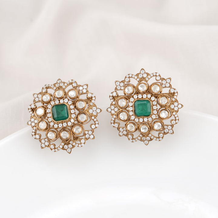 Shyra Flower Victorian Studs