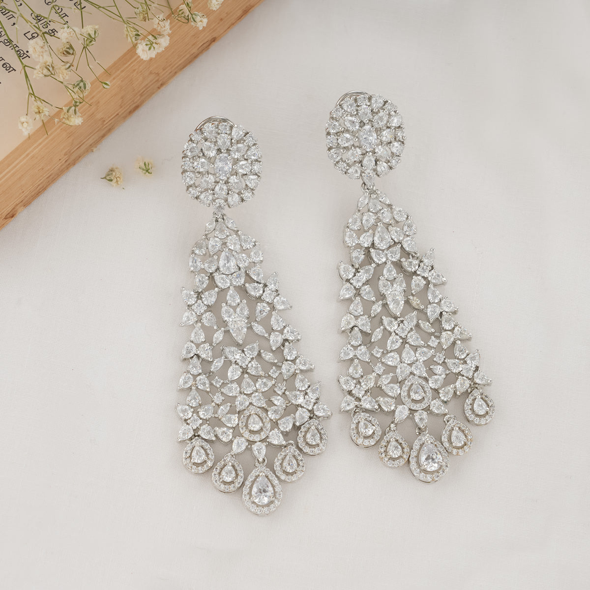 Shimmer on your special day with Alexi Modern Chic Bridal Earrings –  Cynthier