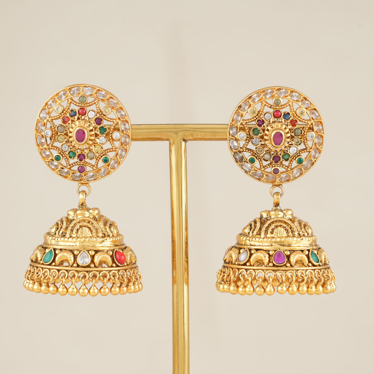 Induma Kyra Gold Earrings Online Jewellery Shopping India | Yellow Gold 22K  | Candere by Kalyan Jewellers