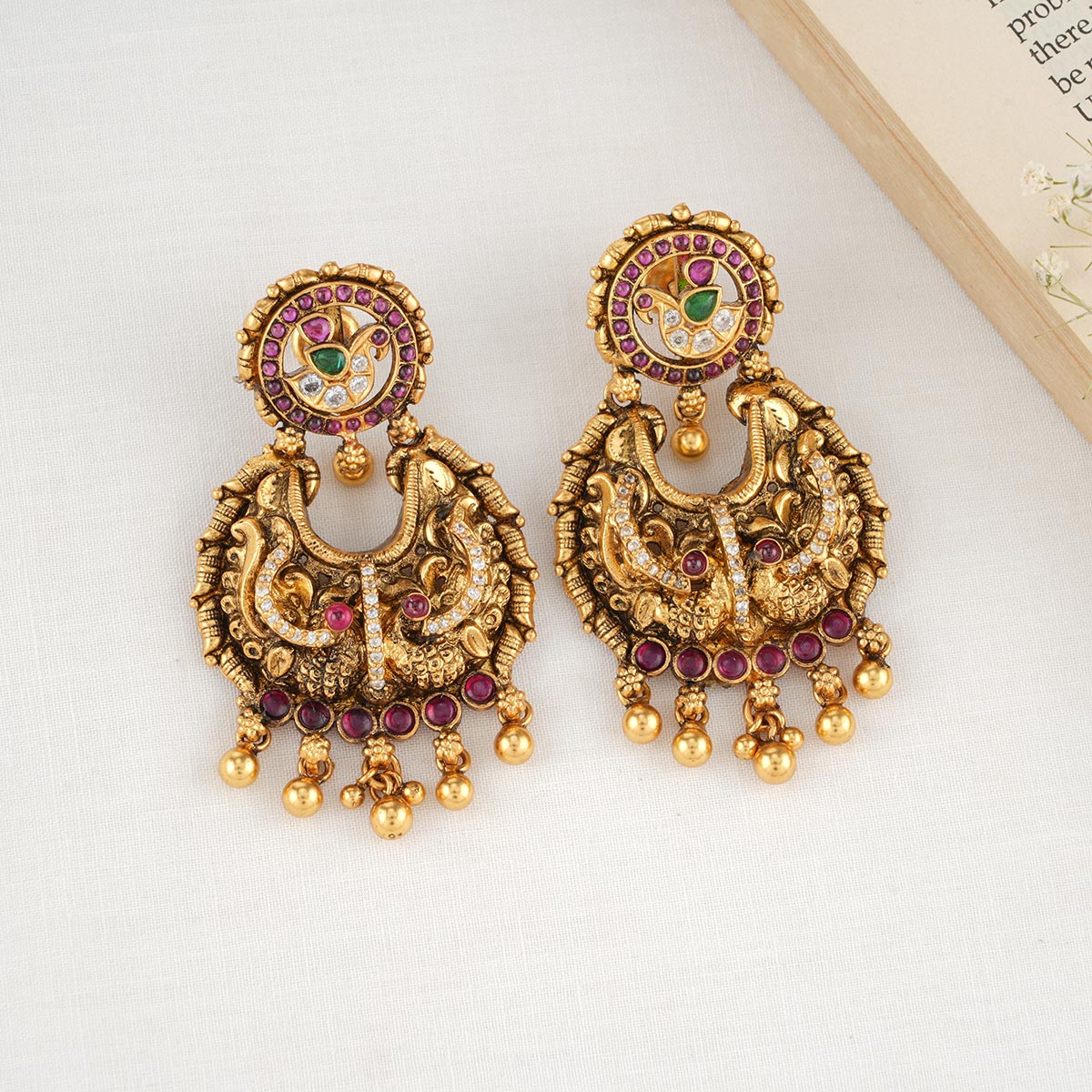 Shining Jewel Traditional Hyderabadi Chandbali Earring (SJ_711): Buy Online  at Best Price in UAE - Amazon.ae