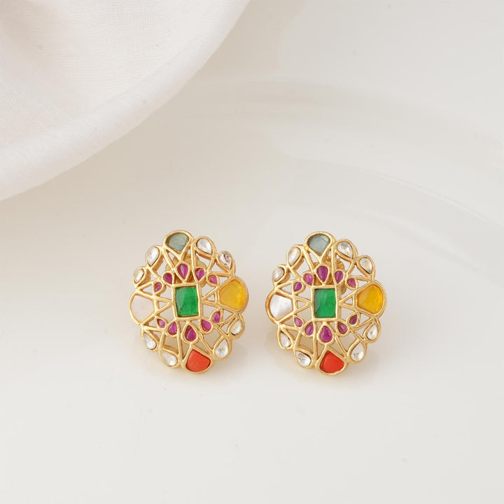 Maysa Kundan Studs
