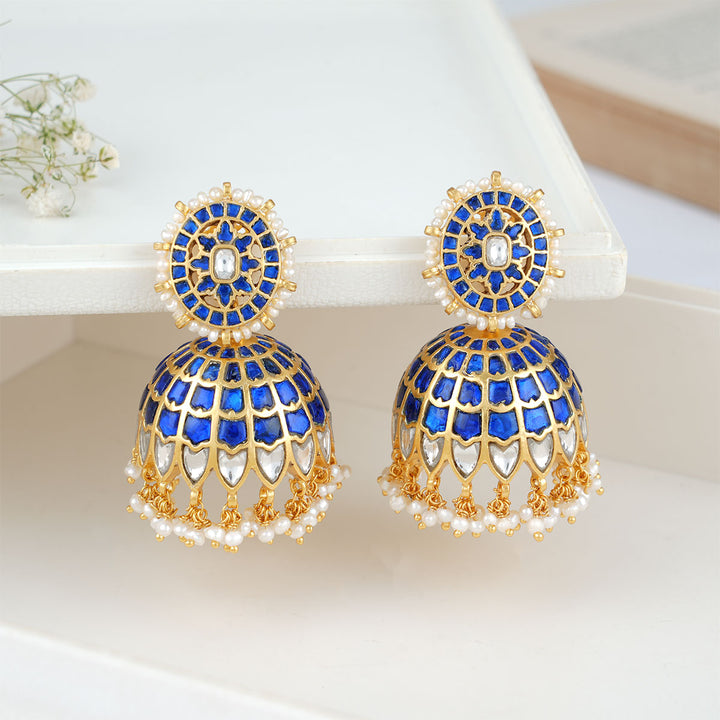 Aathesh Kundan Jhumkas