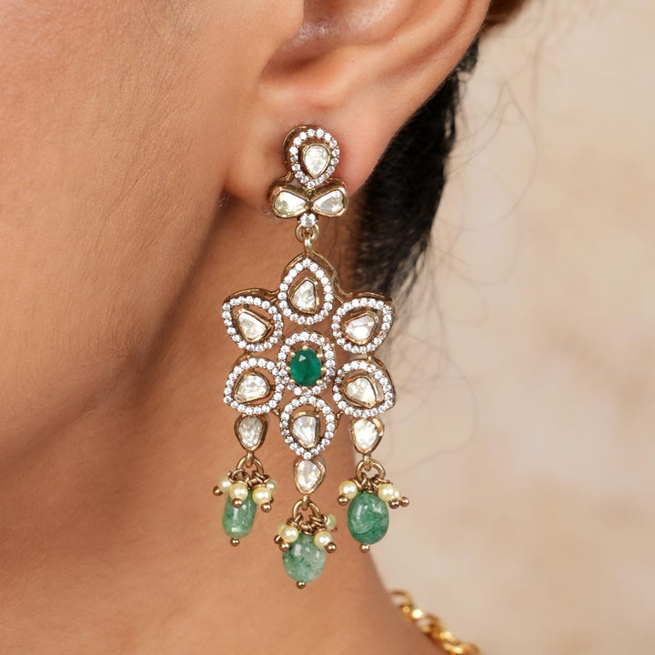 Laveena Victorian Long Earrings