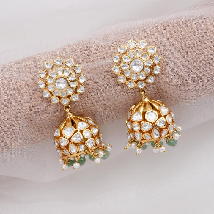 Javika Stone Jhumkas