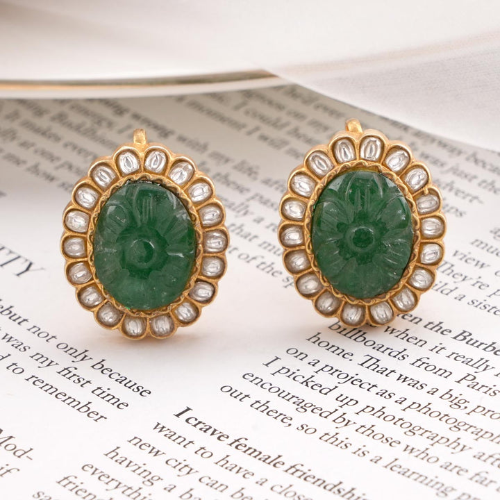 Iconic Kundan Studs