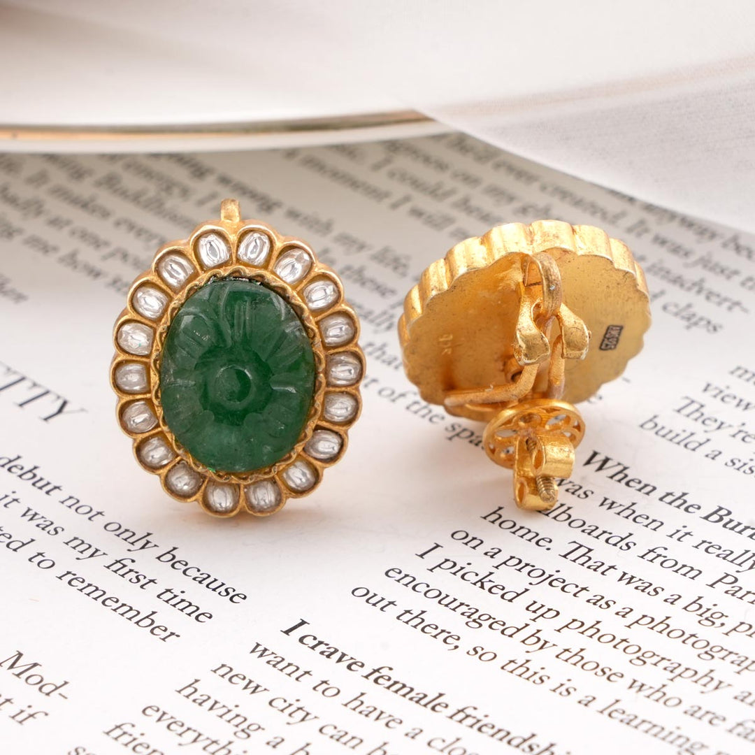 Iconic Kundan Studs