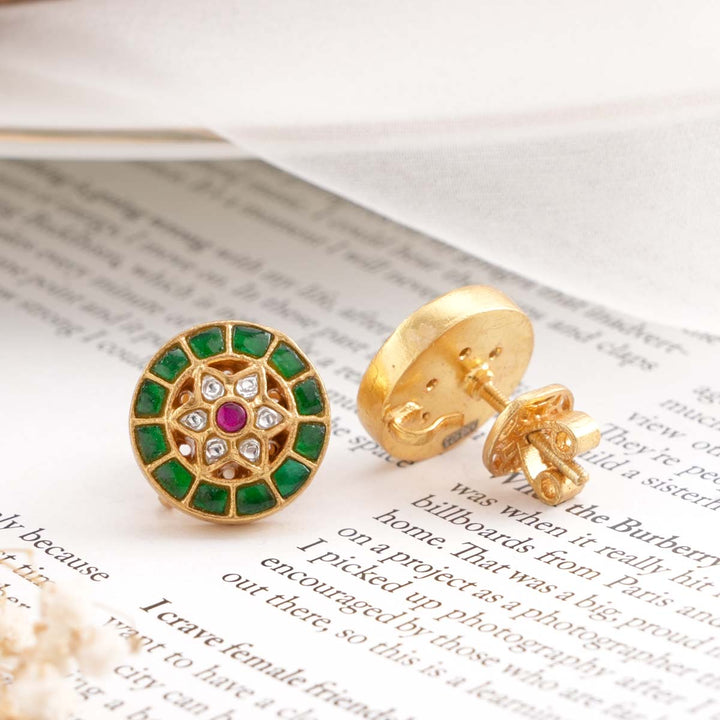 Mira Kundan Studs