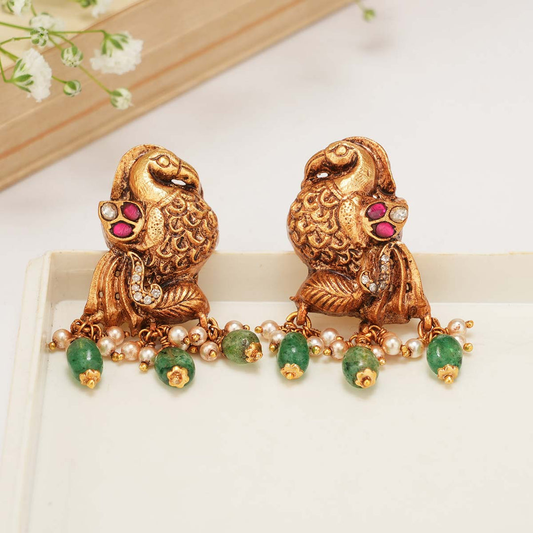 Nivitha Deep Nagas Earrings - AMS-106-8286
