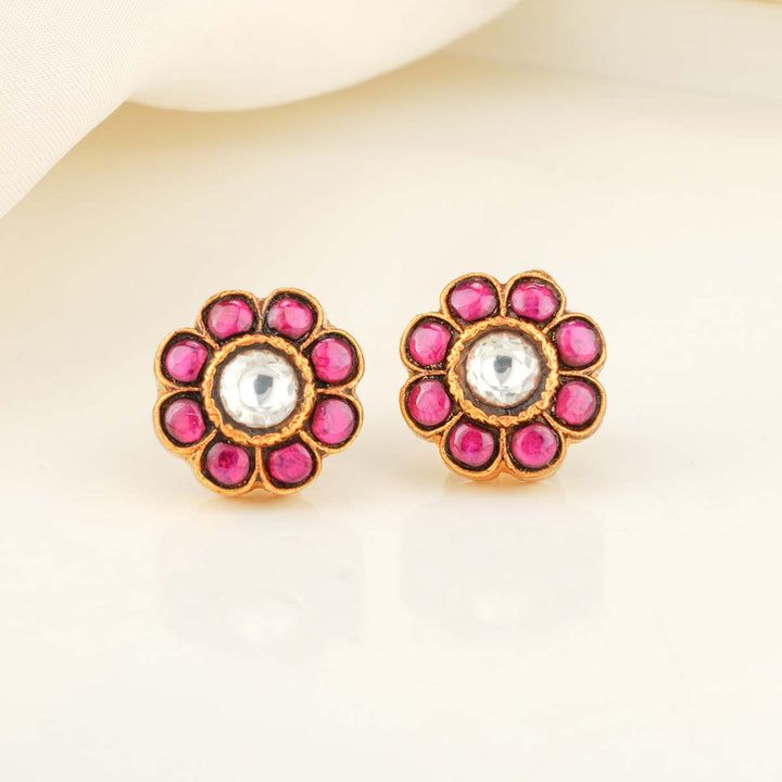 Saamith Kundan Studs - AMS-106-8445