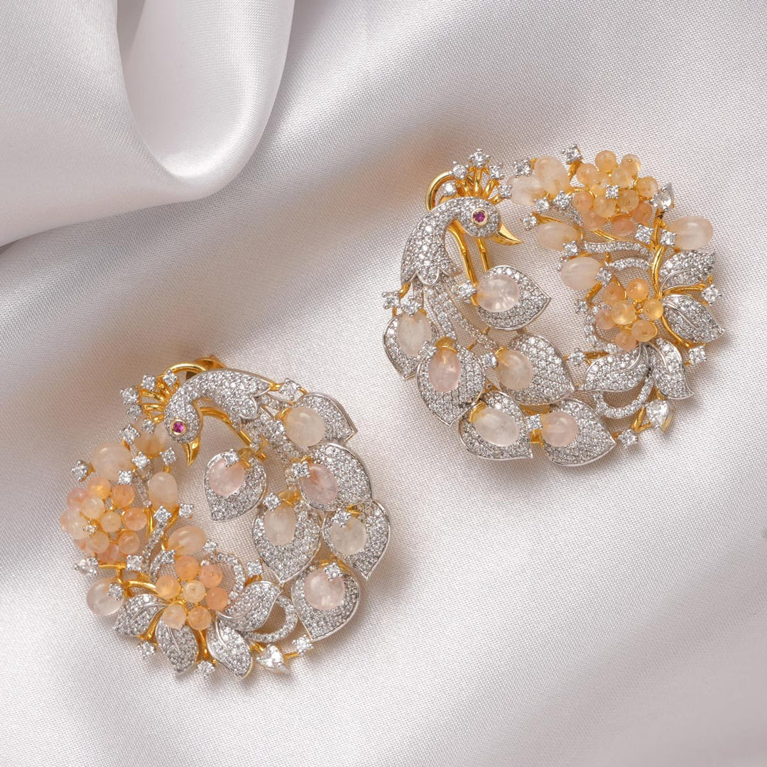 Dainty Peacock Avikam Studs