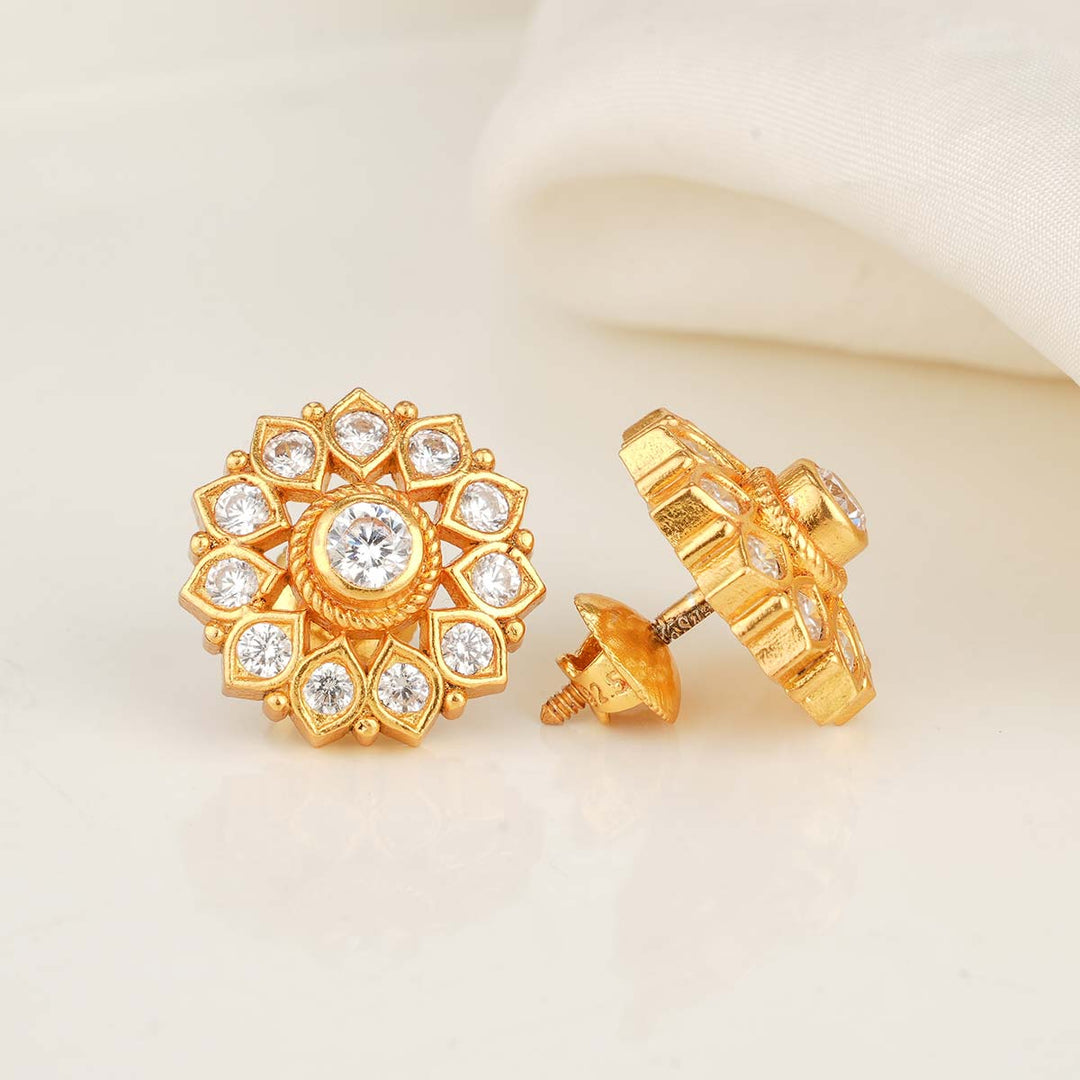 Glittering Stone Studs