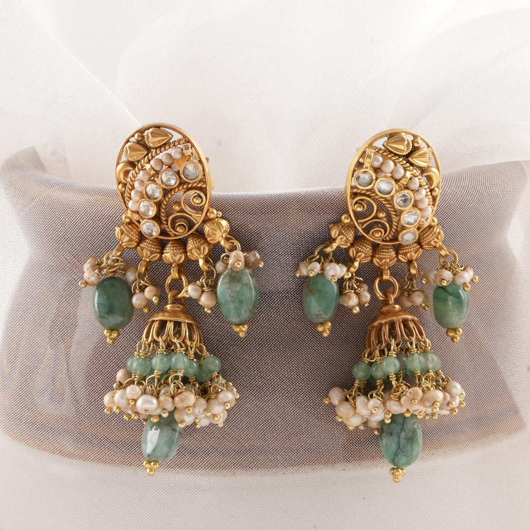 Sunlit Grove Long Earrings