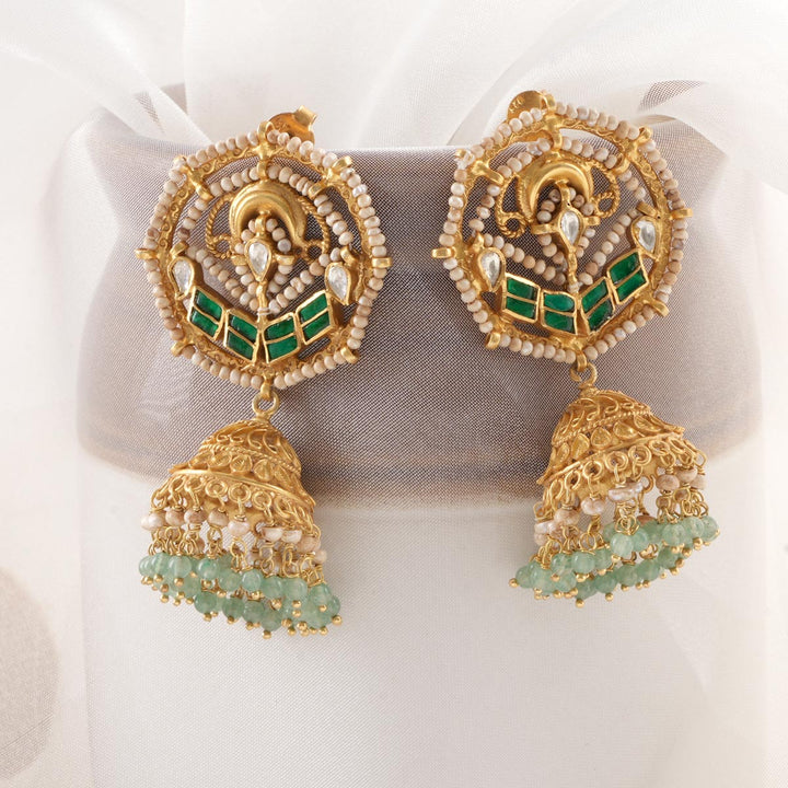 Boho Compass Long Earrings