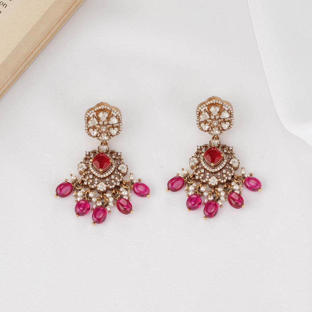 Pradhva Victorian Long Earrings