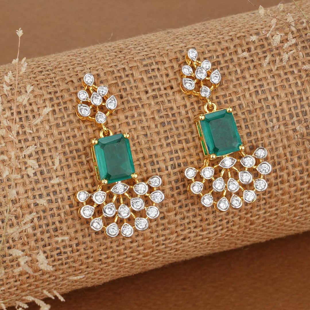 Amazing Green  Avikam Earrings