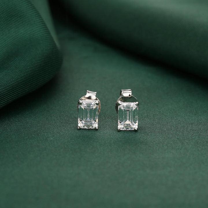 Square Sparkle Studs
