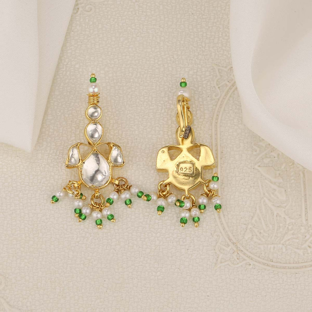 Vithushasri Stone Hook Drops Earrings