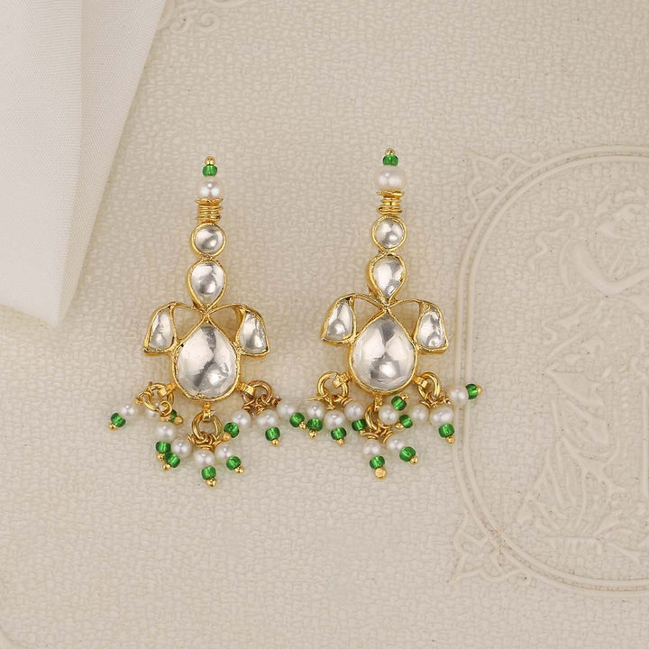Vithushasri Stone Hook Drops Earrings