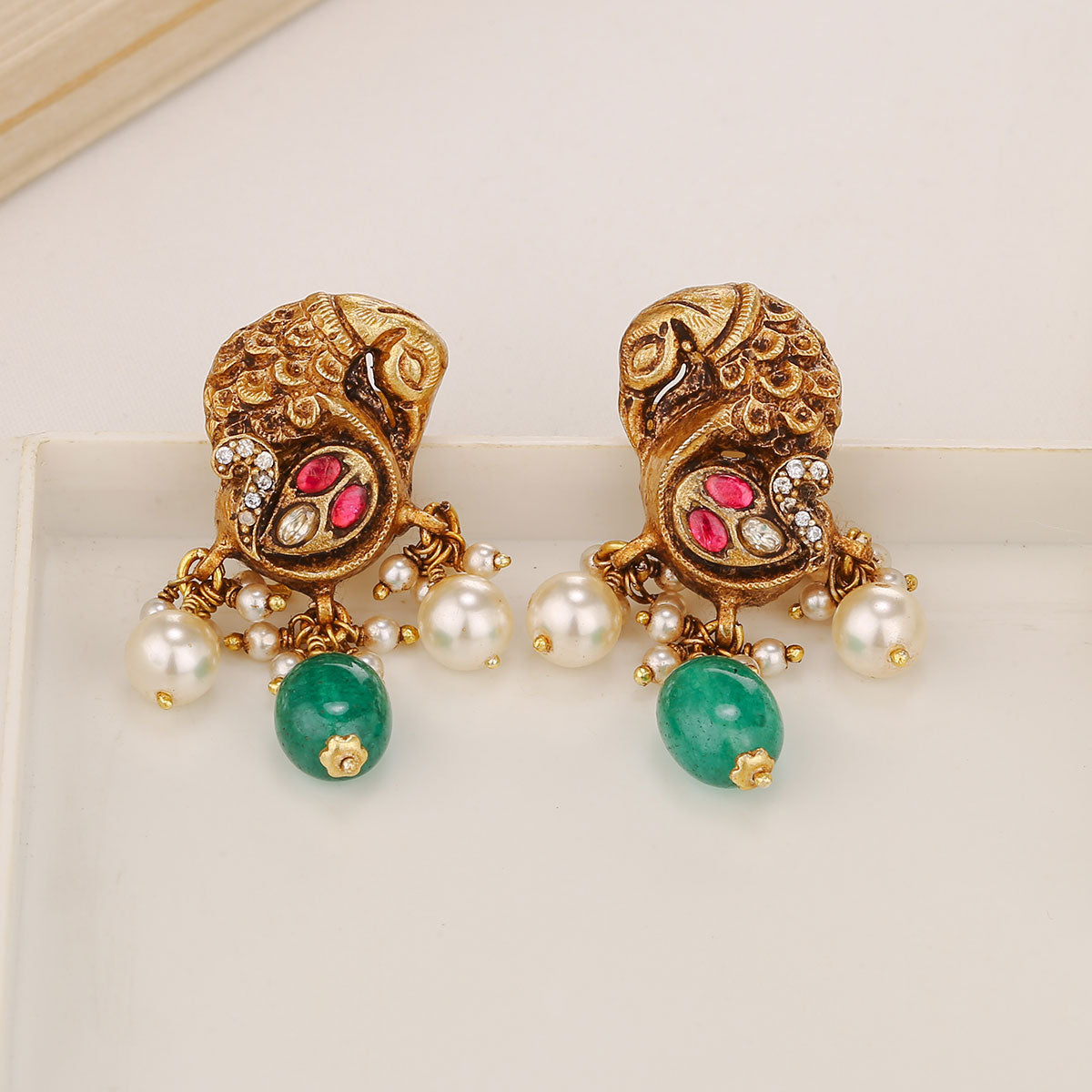 Vinotha Deep Nagas Earrings – The Amethyst Store