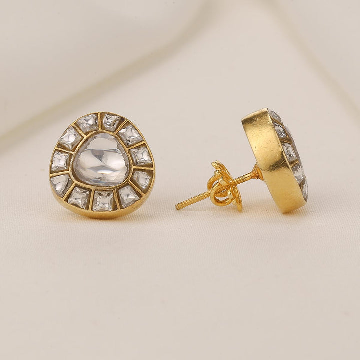 Sparkling Kundan Studs
