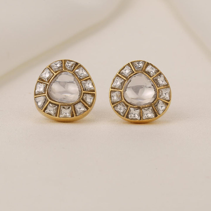 Sparkling Kundan Studs