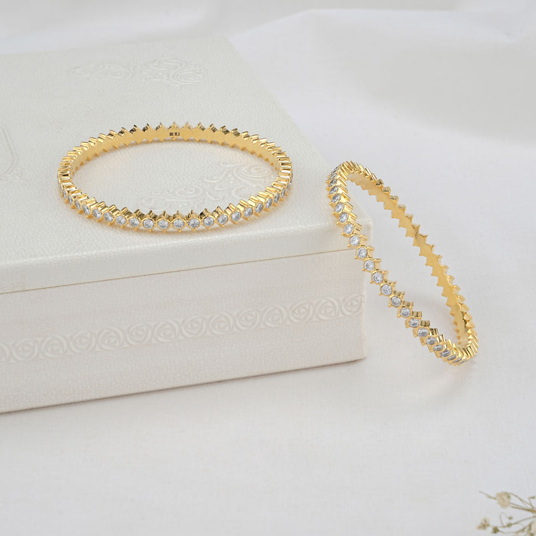 Jivika Stone Pair Bangles