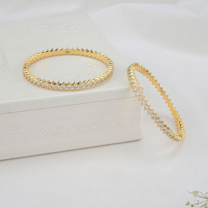 Jivika Stone Pair Bangles