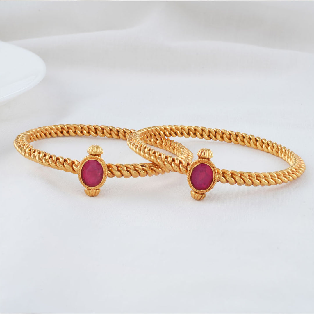 Lakshitha Stone Pair Bangle