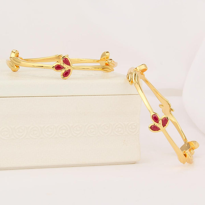 Trivya Stone Pair Bangle