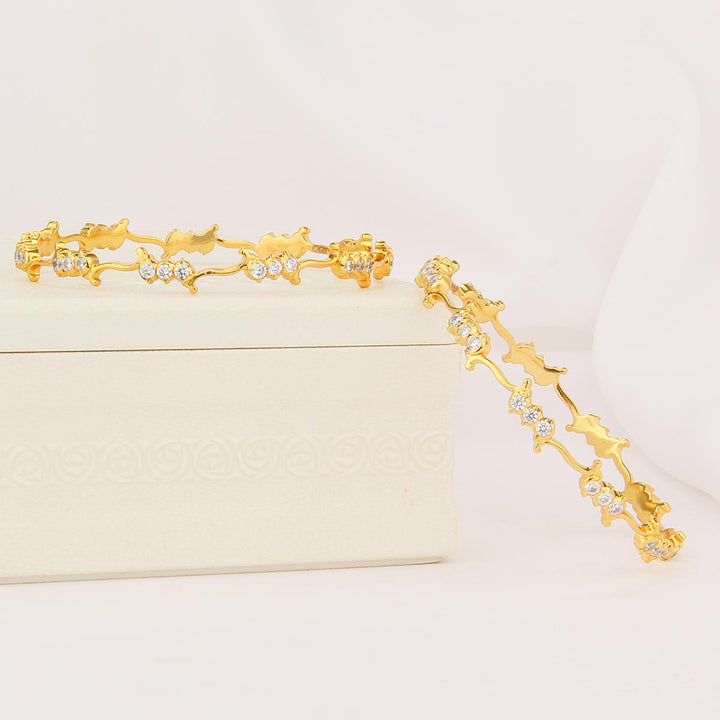 Dhivasri Stone Pair Bangle