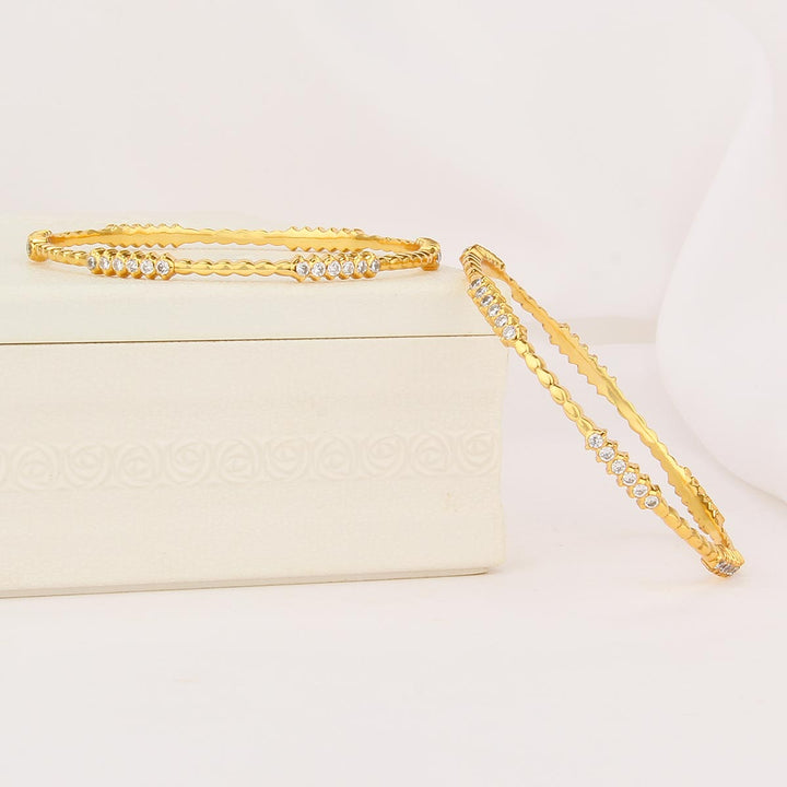 Nisha Stone Pair Bangle
