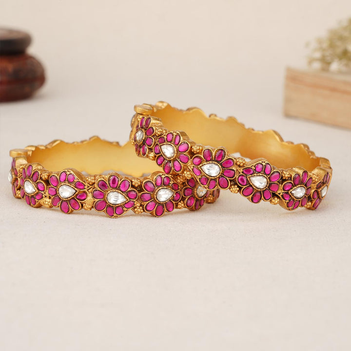 Zara Kundan Pair Bangle