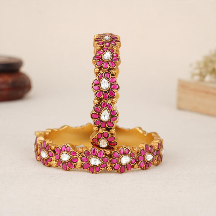 Zara Kundan Pair Bangle