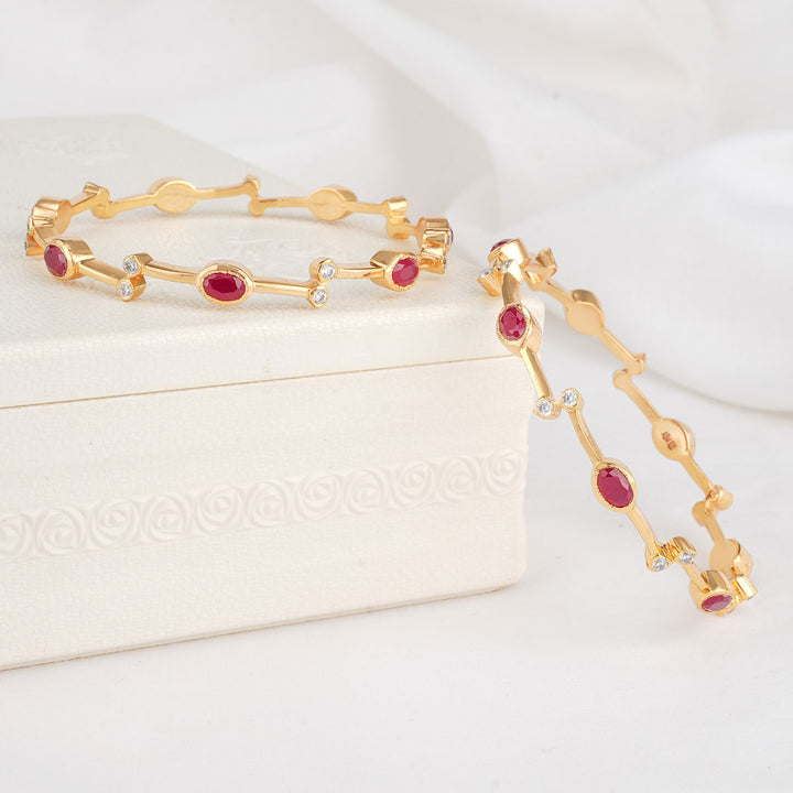 Nayana Stone Pair Bangle