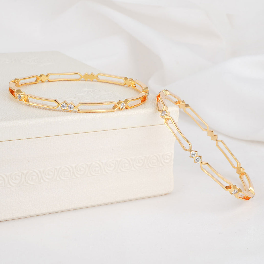 Anushika Stone Pair Bangle