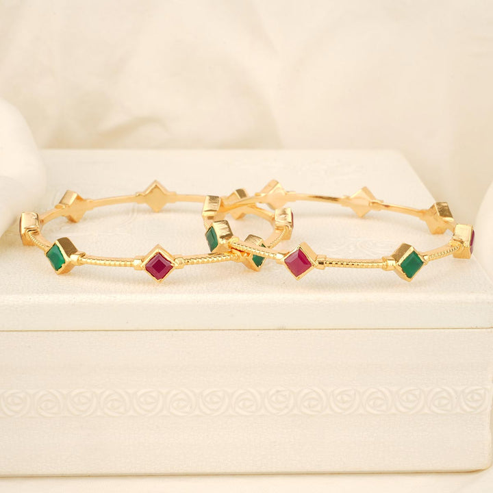Anusikha Stone Pair Bangle