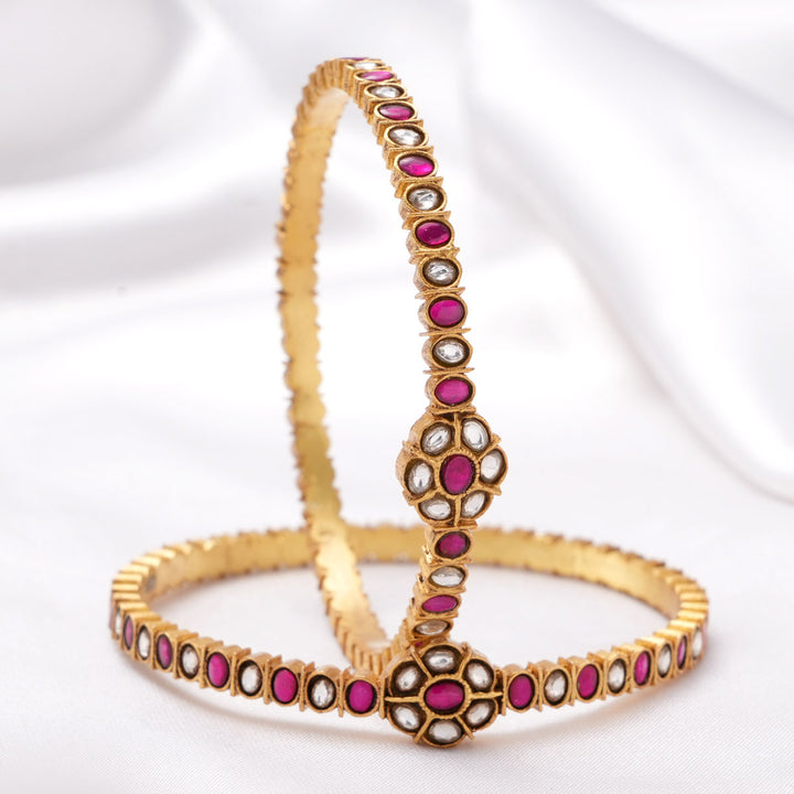 Sherina Kundan Pair Bangle