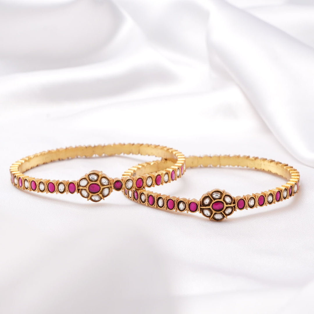 Sherina Kundan Pair Bangle