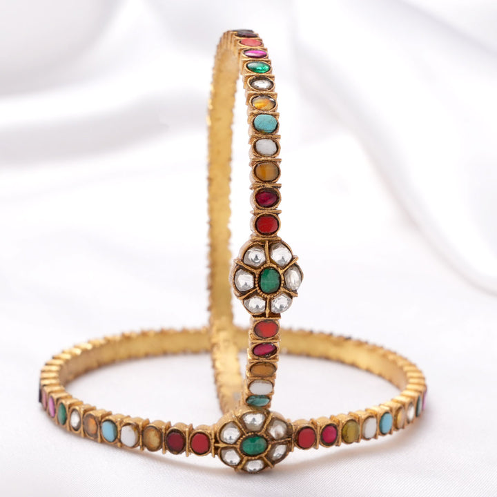 Brindhasri Kundan Pair Bangle