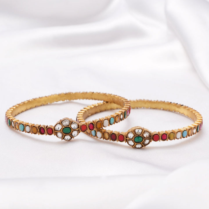 Brindhasri Kundan Pair Bangle