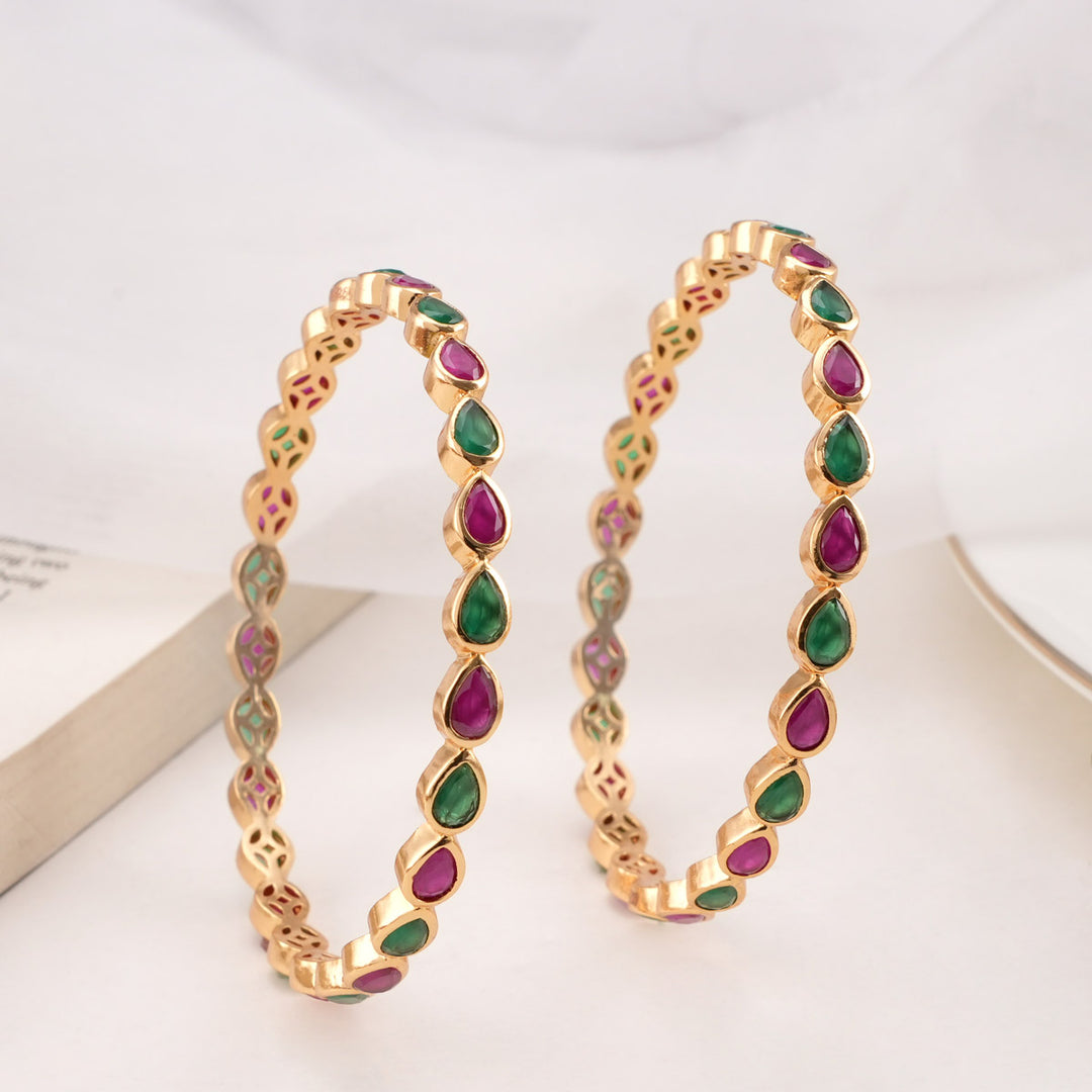 Ashvitha Stone Pair Bangle