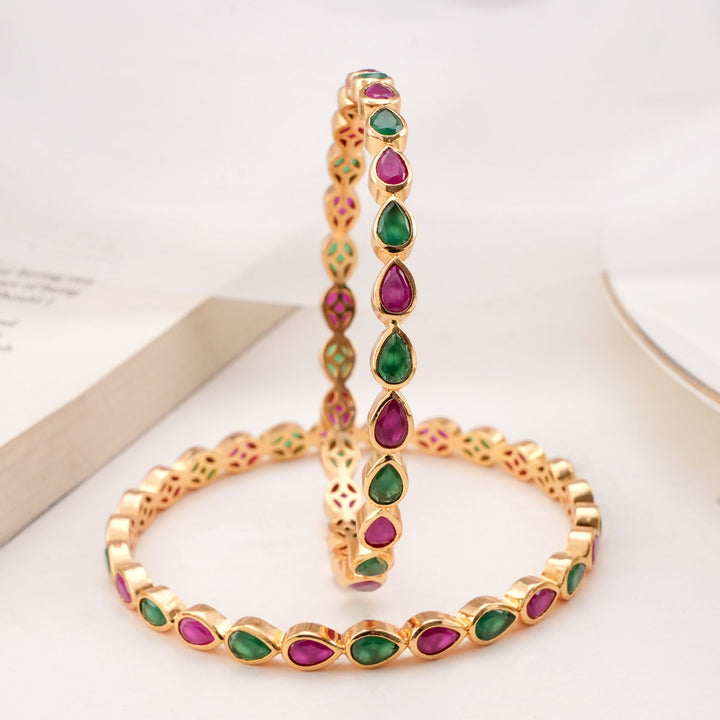 Ashvitha Stone Pair Bangle