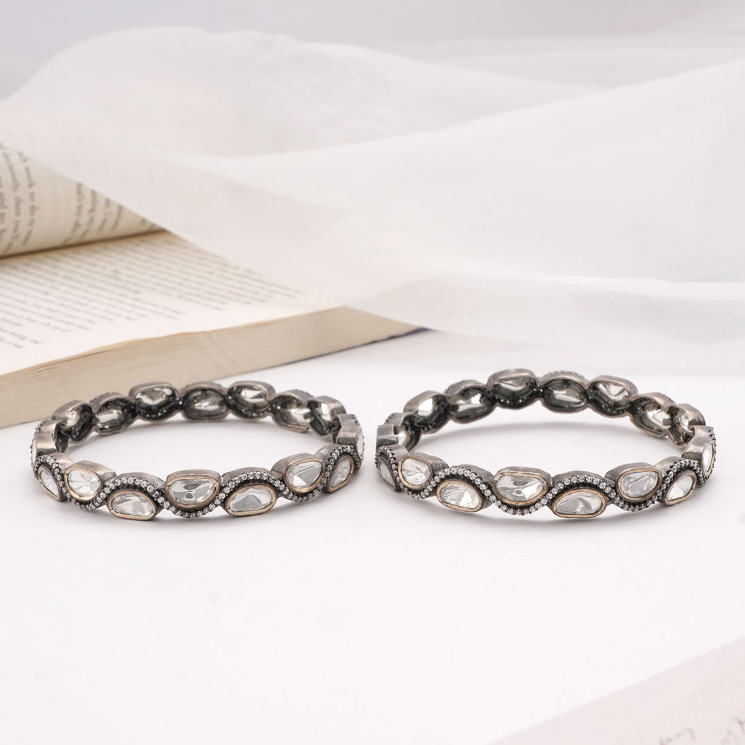 Stylish Stone Pair Bangles
